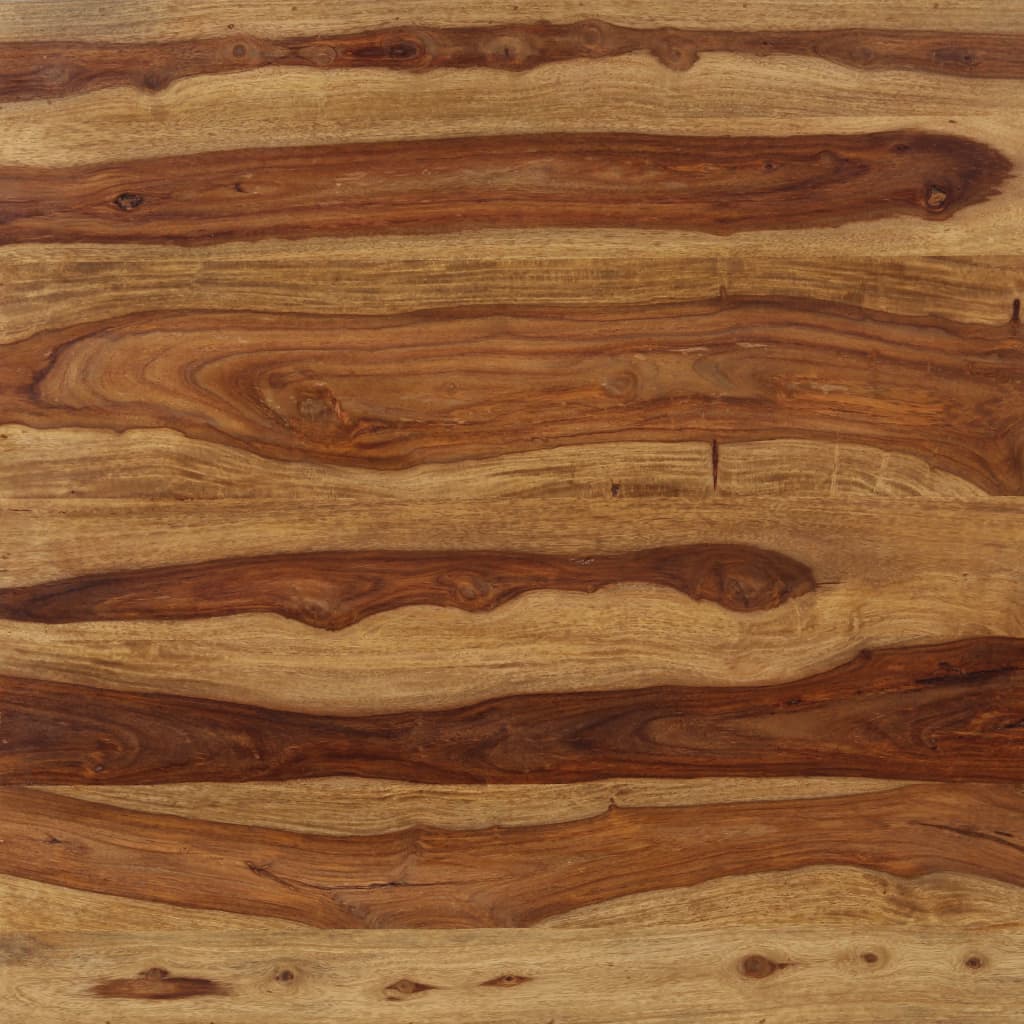 vidaXL Mesa de comedor de madera maciza de sheesham 82x80x76 cm