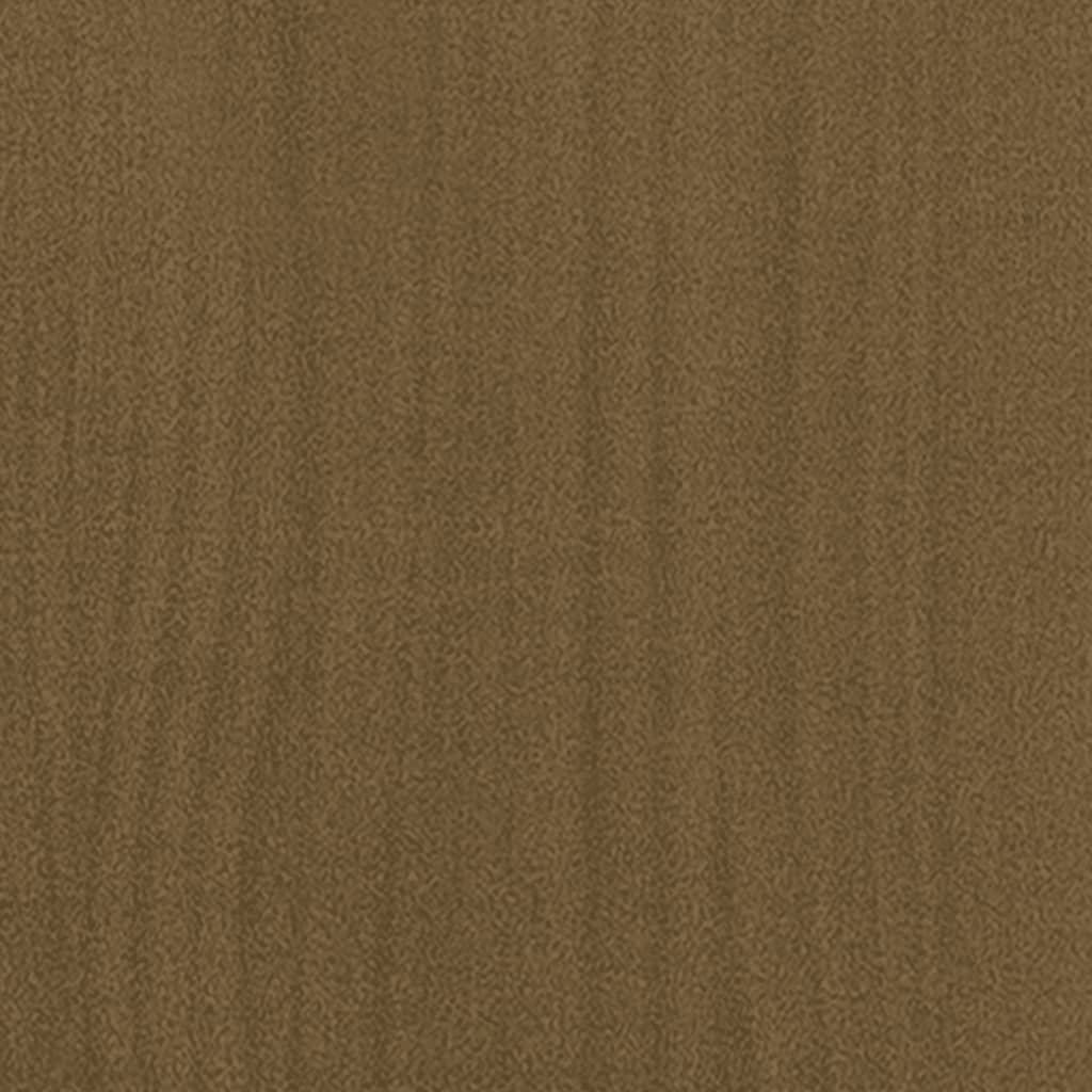 vidaXL Jardinera de madera maciza de pino marrón 100x50x70 cm