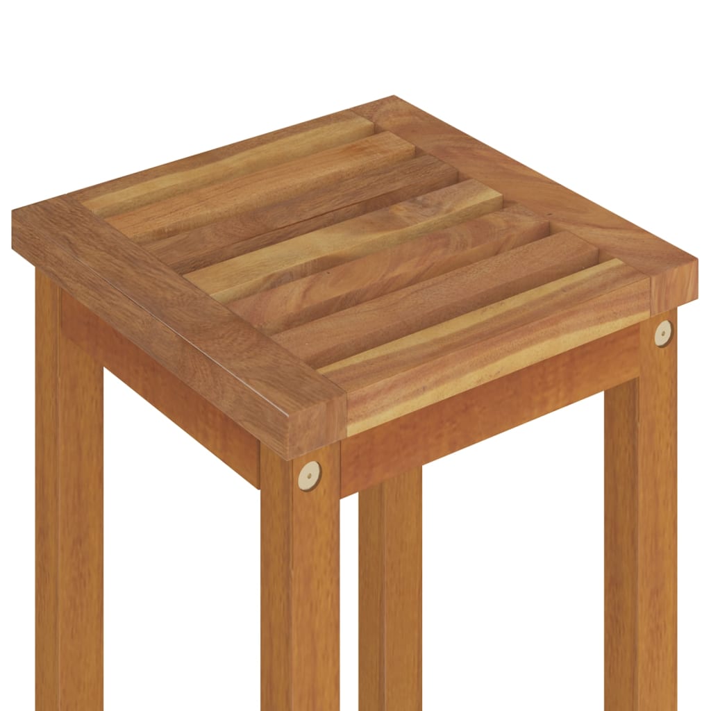 vidaXL Juego muebles de bar para jardín 5 pzas madera maciza de acacia