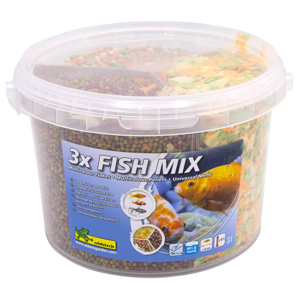 Ubbink Comida para peces Multi-Mix Fish Mix 3 l
