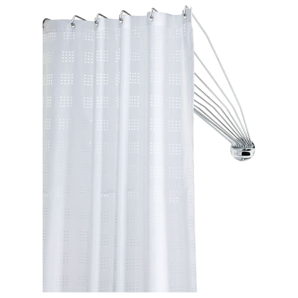 Sealskin Barra para cortina de ducha en forma paraguas esquina cromado