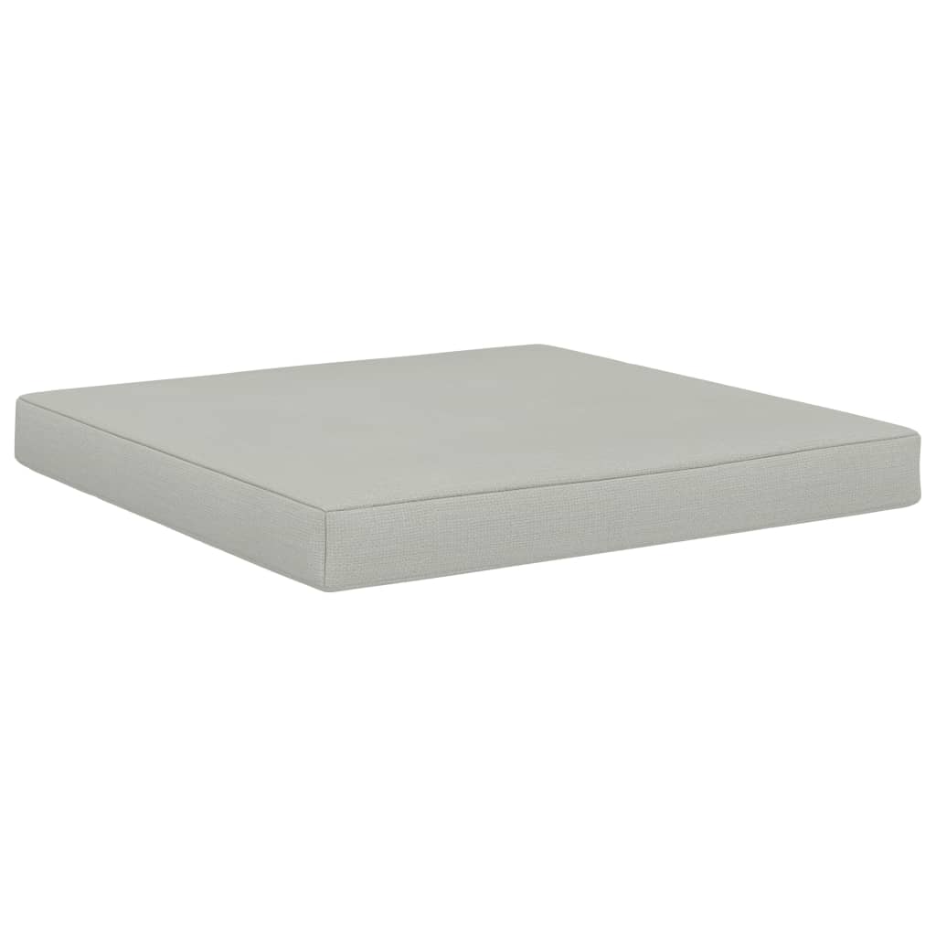 vidaXL Cojín para muebles de palés tela beige 60x61,5x6 cm
