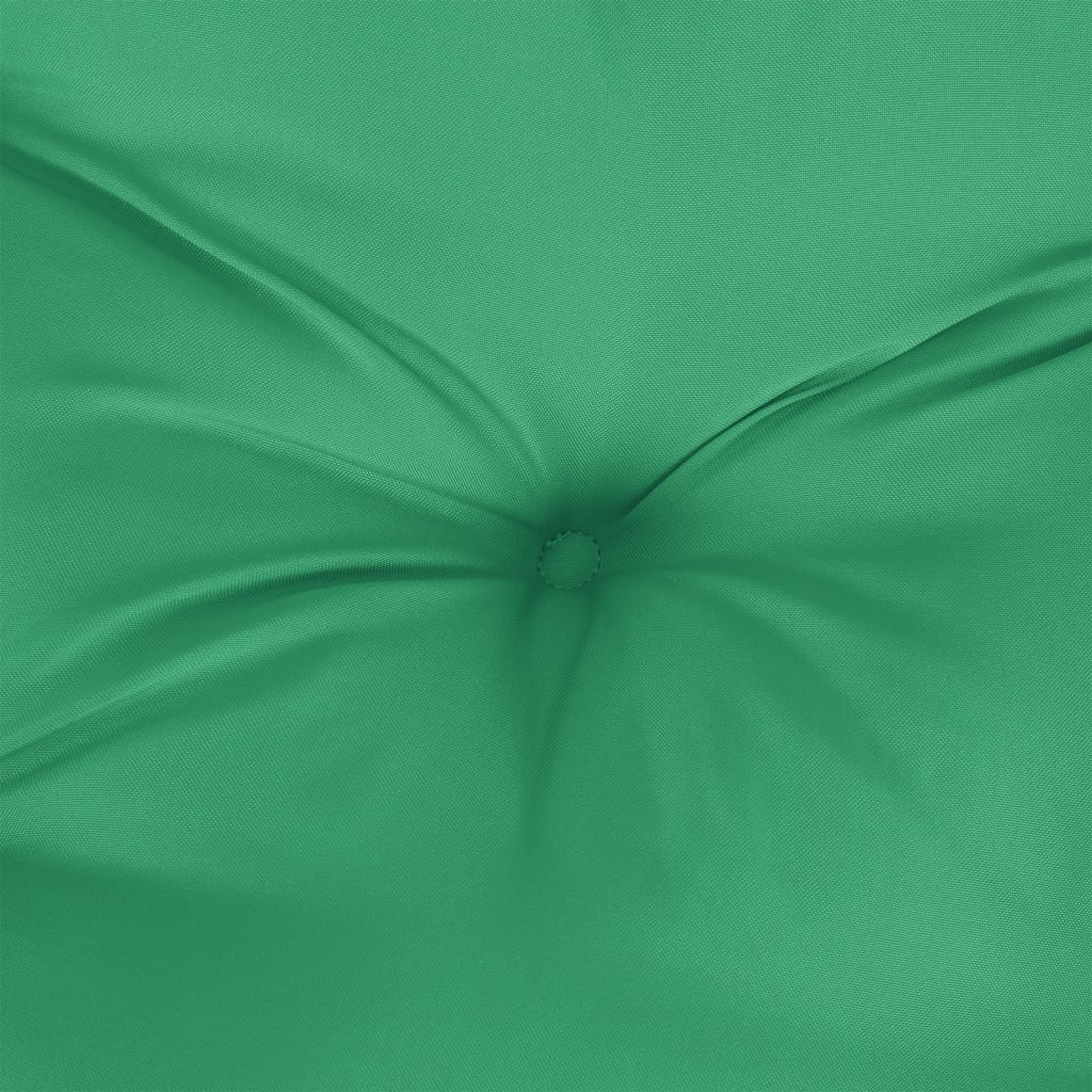 vidaXL Cojines de silla de jardín 2 uds tela Oxford verde 50x50x7 cm