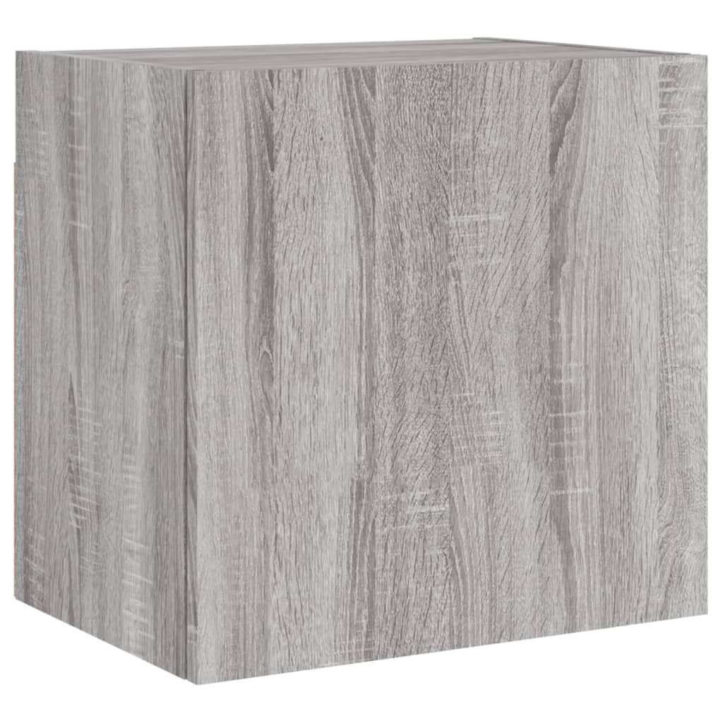 vidaXL Muebles de TV de pared 5 pzas madera de ingeniería gris Sonoma