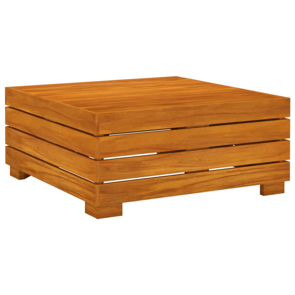 vidaXL Juego muebles de jardín y cojines 7 pzas madera maciza acacia