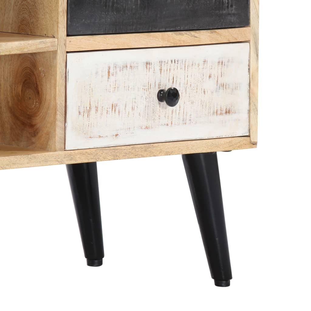 vidaXL Mueble para TV de madera maciza de mango 115x30x47 cm