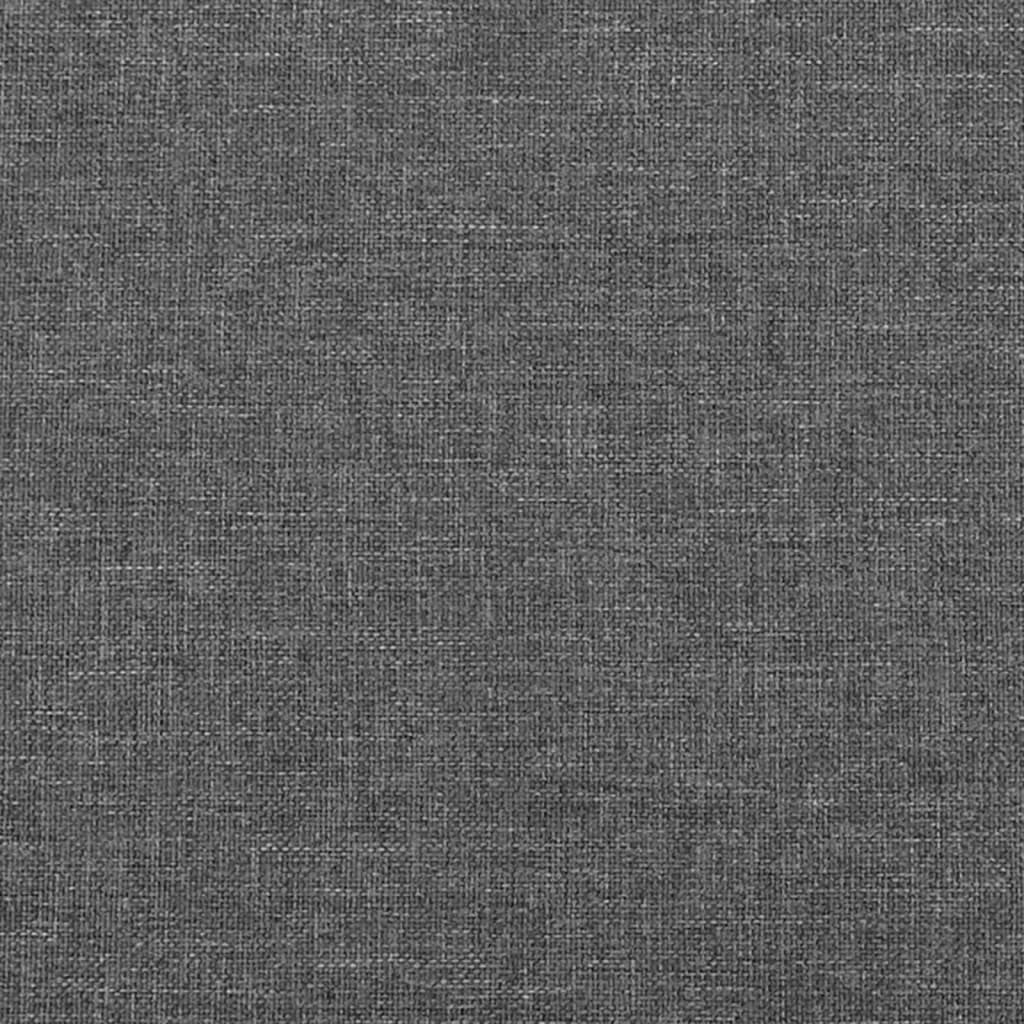 vidaXL Cabecero de tela gris oscuro 163x23x78/88 cm