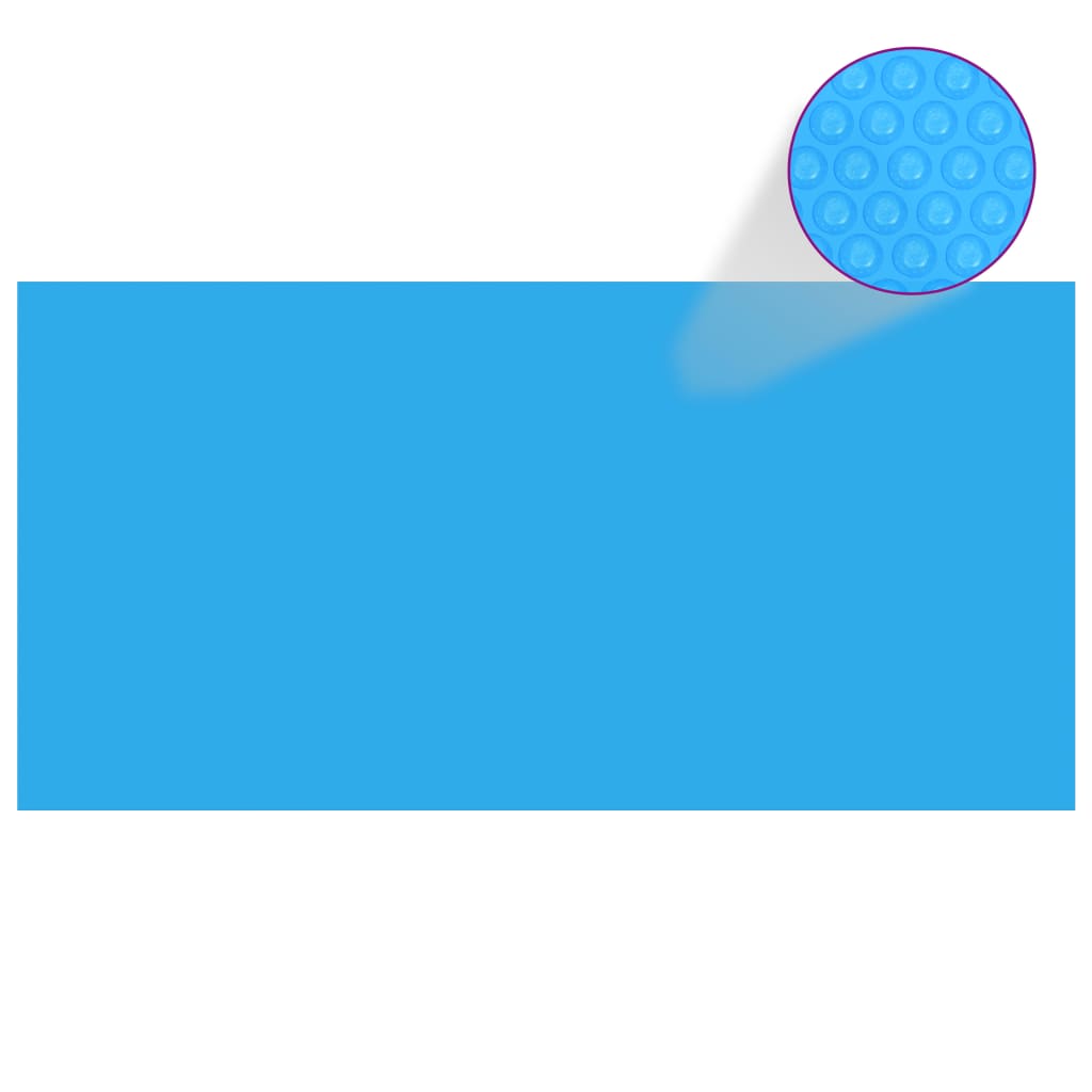 vidaXL Cubierta de piscina PE azul 488x244 cm