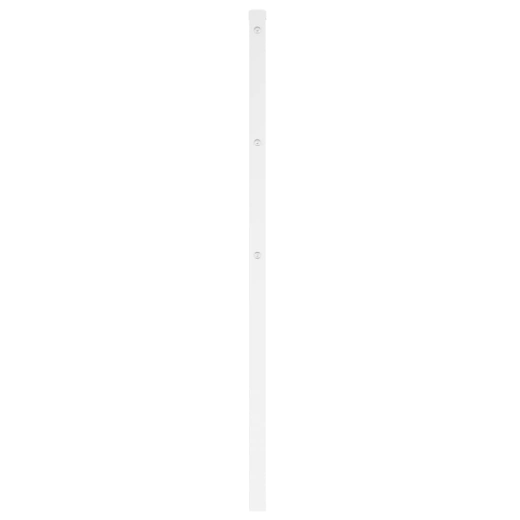 vidaXL Cabecero de metal blanco 100 cm