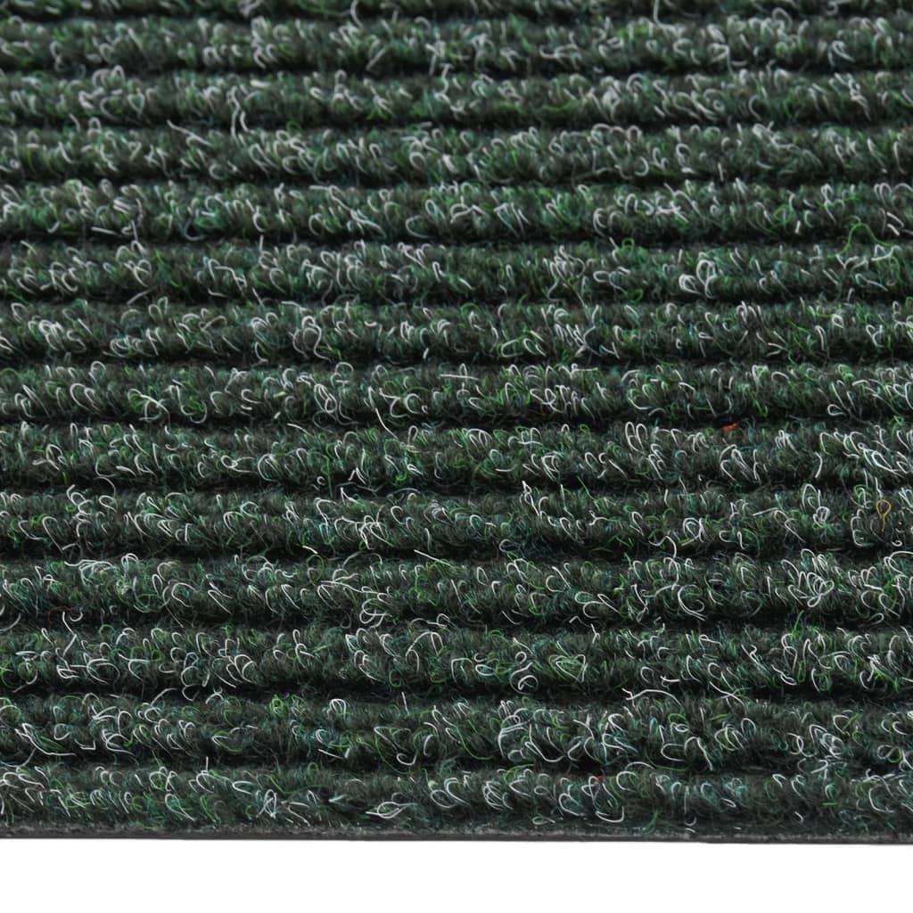 vidaXL Alfombra de pasillo atrapa suciedad 100x450 cm verde