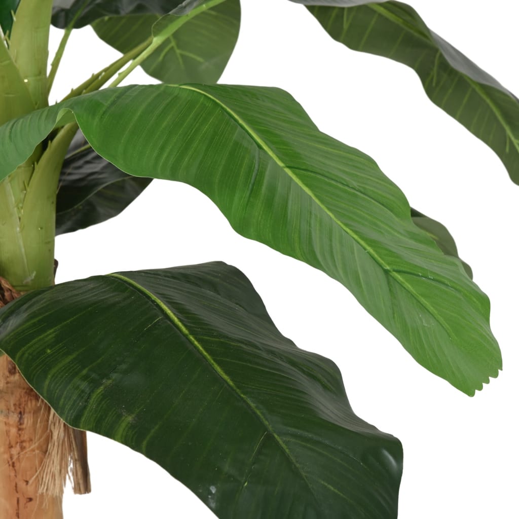 vidaXL Árbol de plátano artificial 19 hojas verde 180 cm