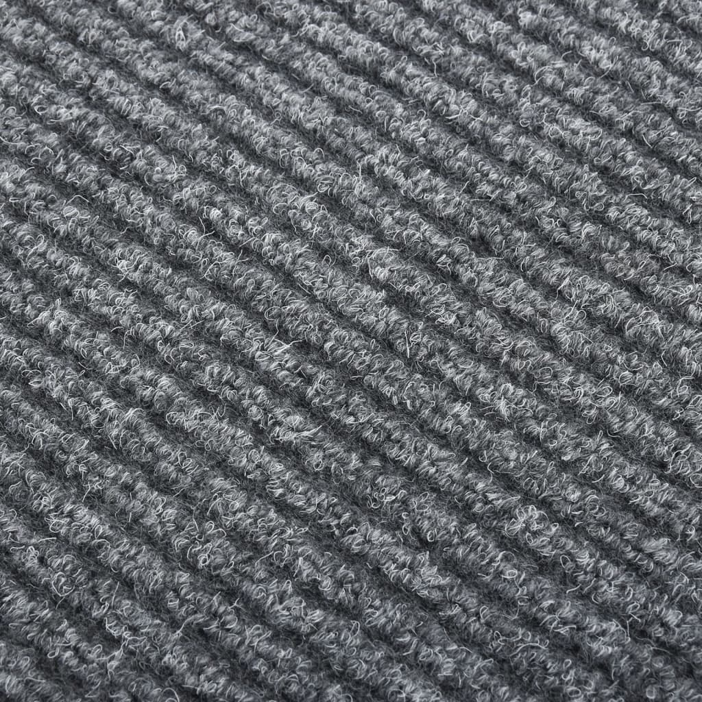 vidaXL Alfombra de pasillo atrapa suciedad 100x300 cm gris