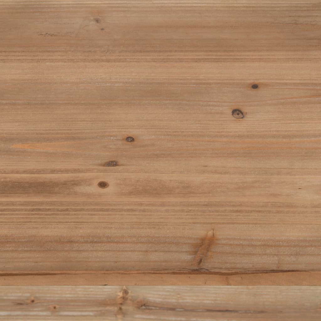 vidaXL Estantería de madera maciza de abeto y acero 80x42x180 cm