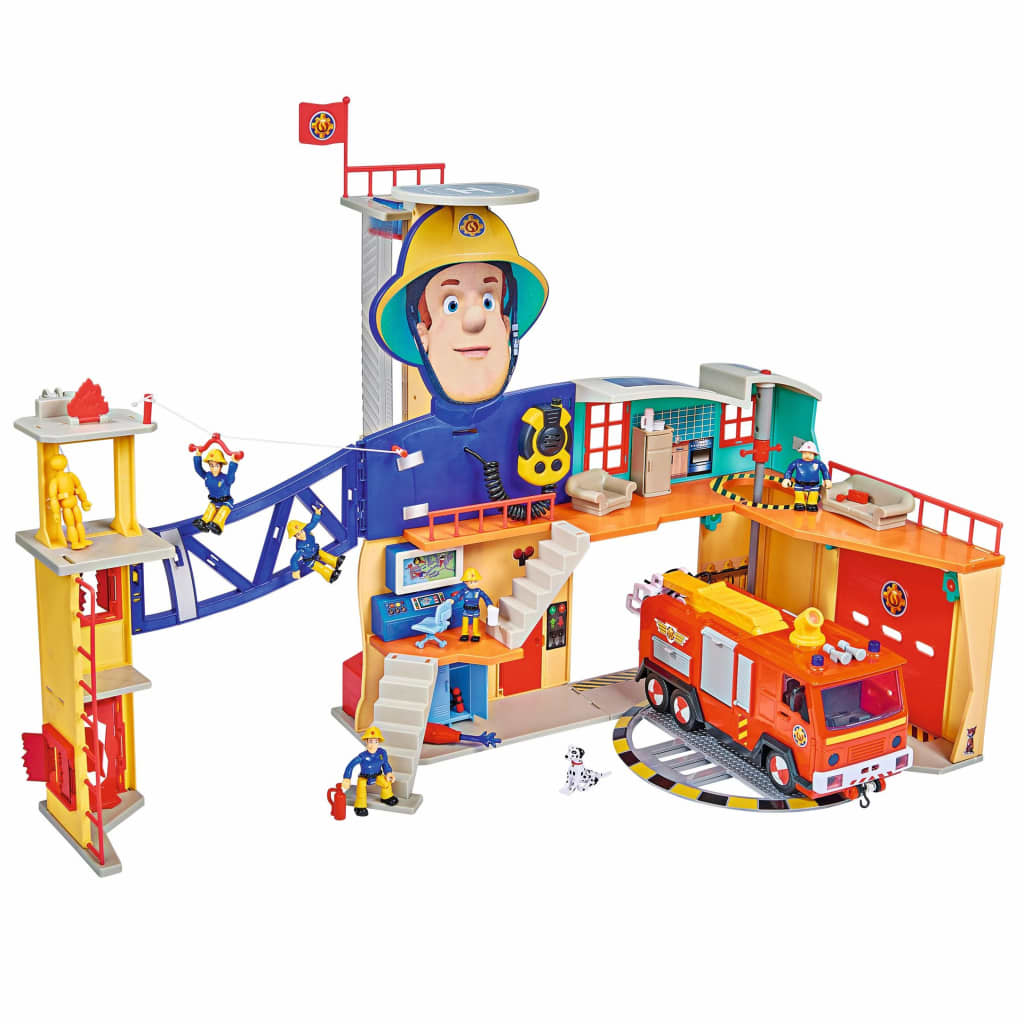 Fireman Sam Parque de bomberos de juguete multicolor