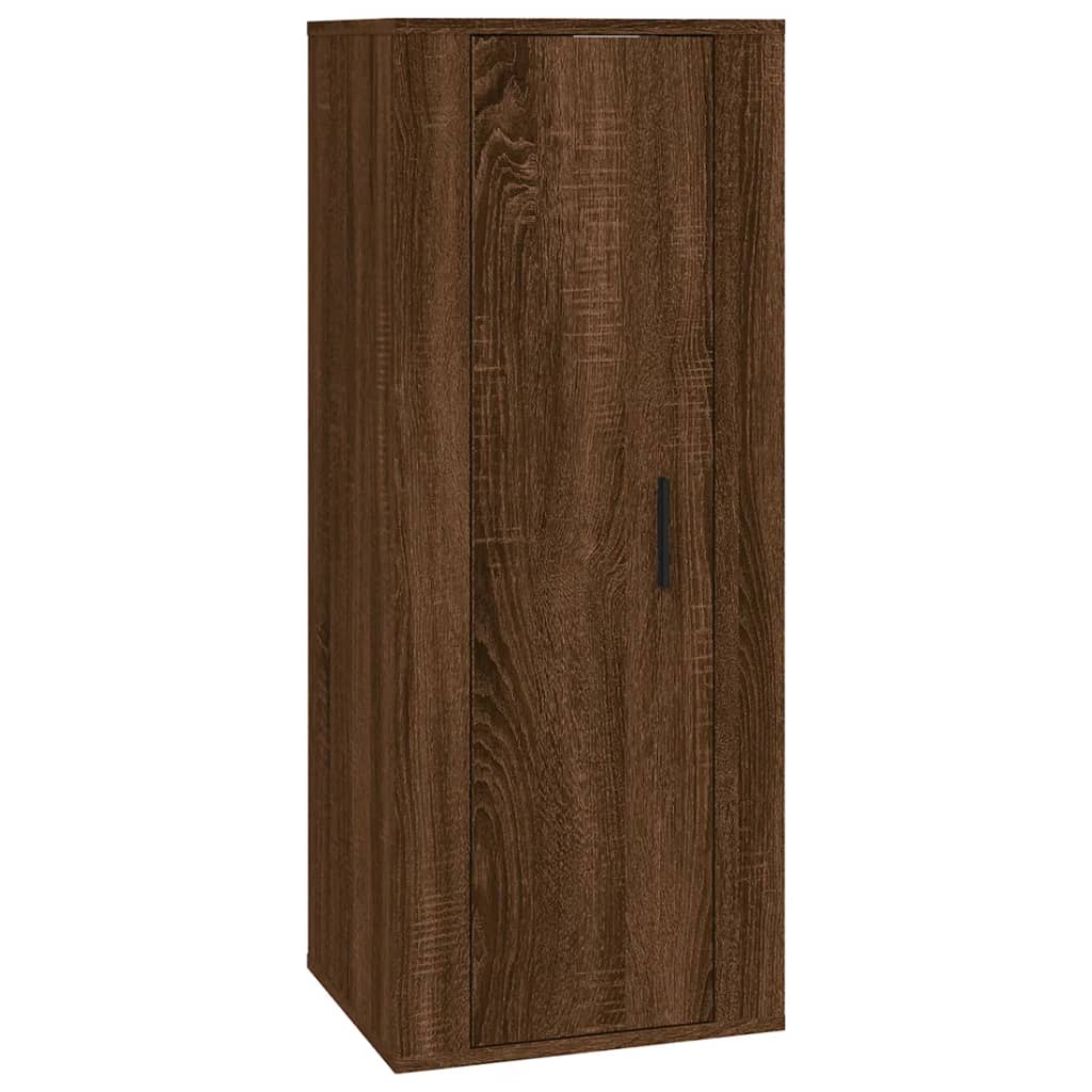 vidaXL Set de muebles para TV 5 pzas madera contrachapada roble marrón