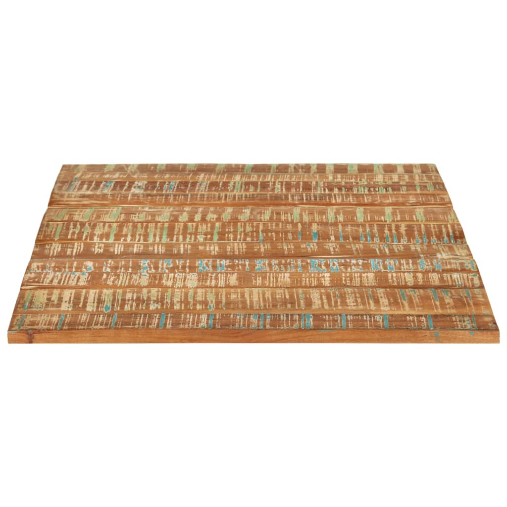 vidaXL Tablero de mesa madera maciza reciclada 120x60x(1,5-1,6) cm