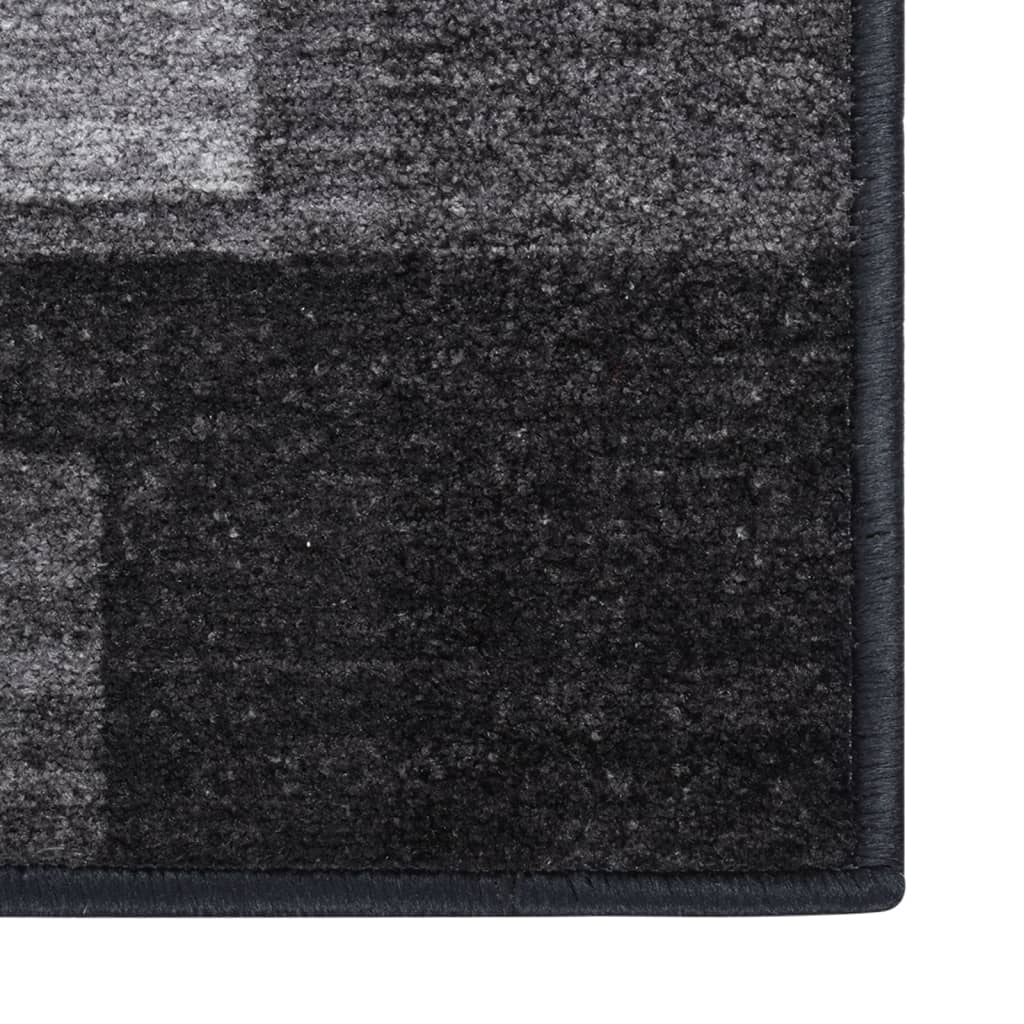 vidaXL Alfombra de pasillo antideslizante gris antracita 67x450 cm