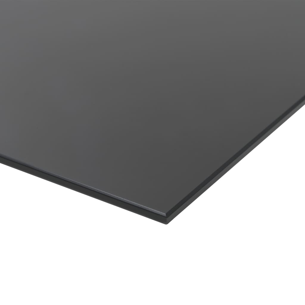 vidaXL Pizarra magnética de pared negra vidrio 60x40 cm