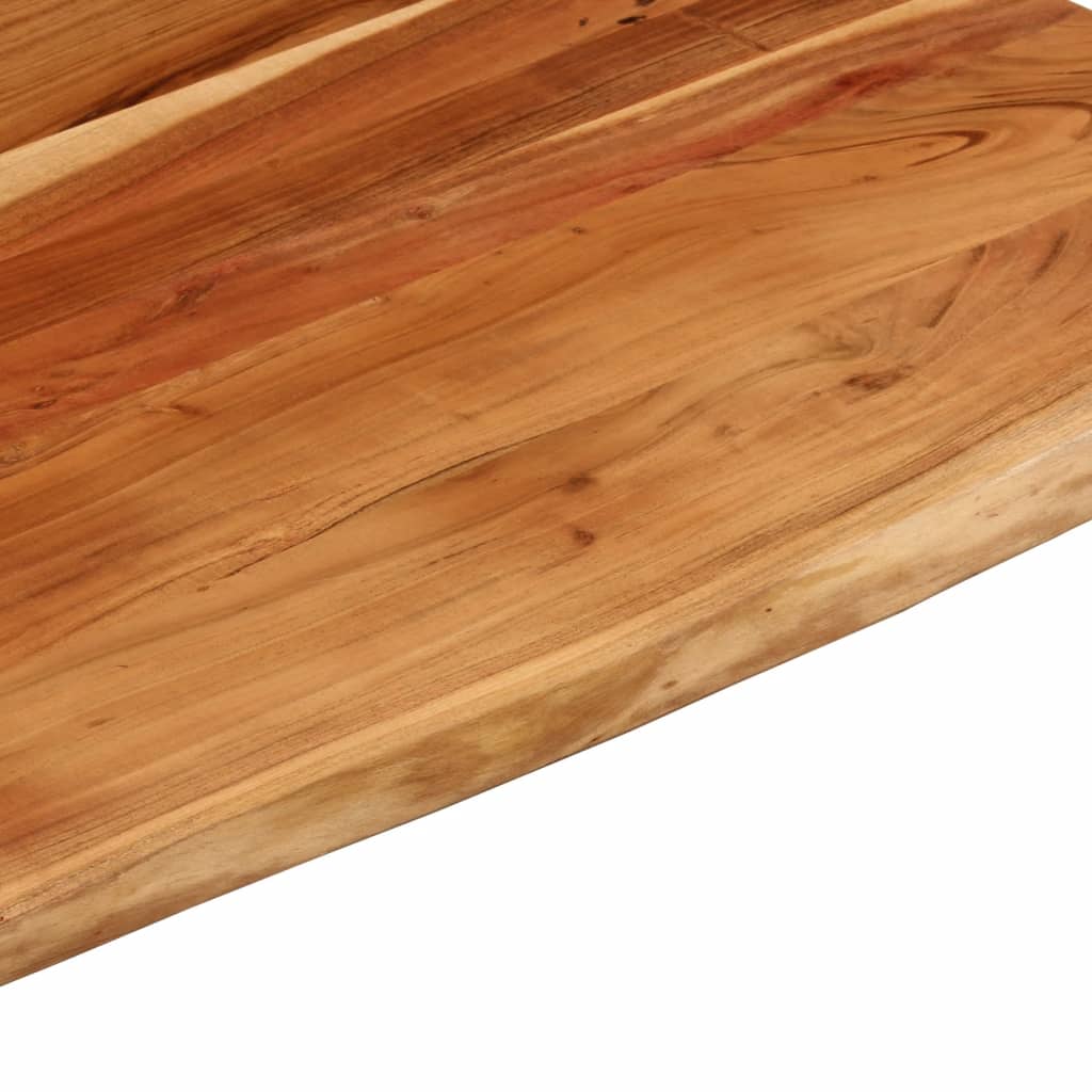 vidaXL Tablero rectangular madera de acacia borde vivo 90x80x2,5 cm