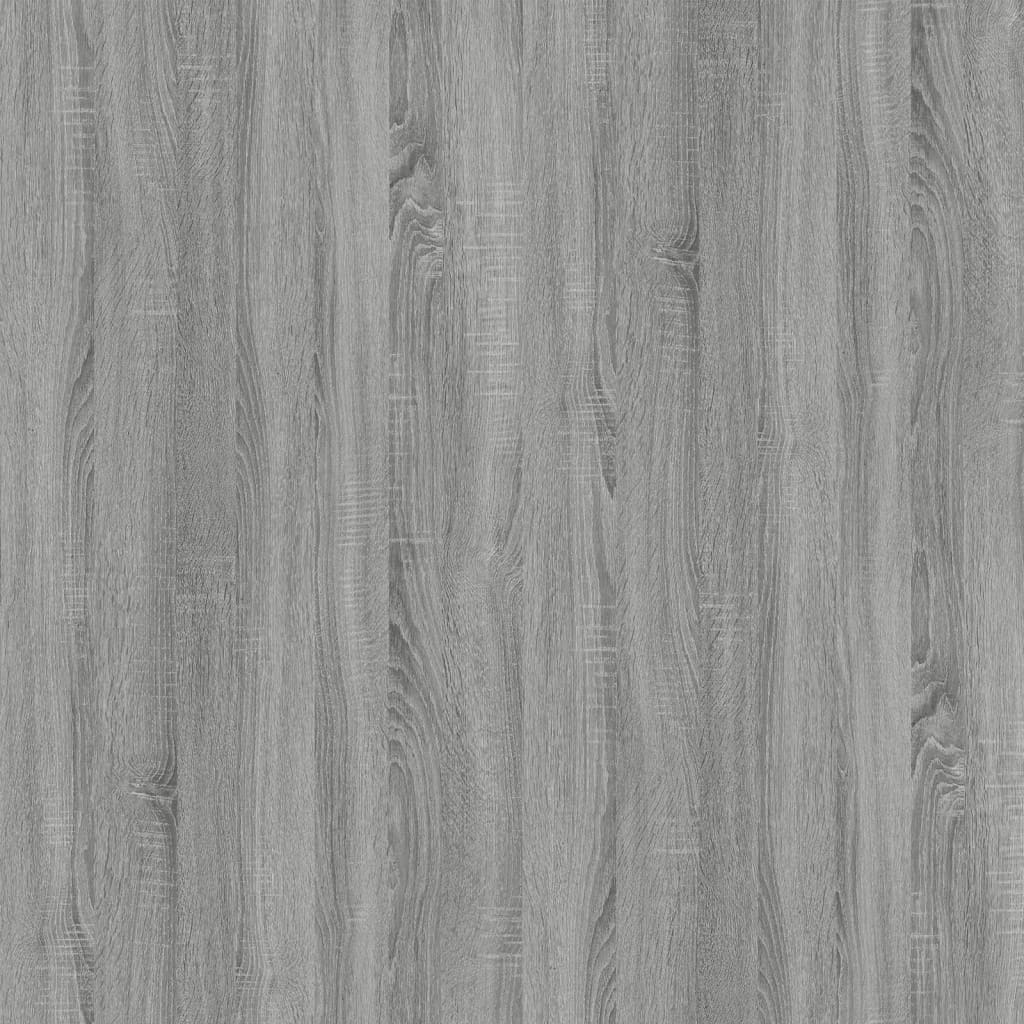 vidaXL Mesa auxiliar de madera contrachapada gris Sonoma 40x40x35 cm