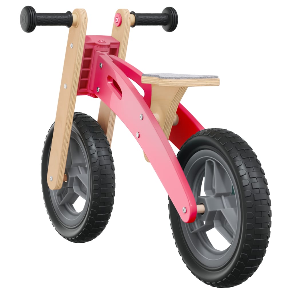 vidaXL Bicicleta sin pedales para niños rosa