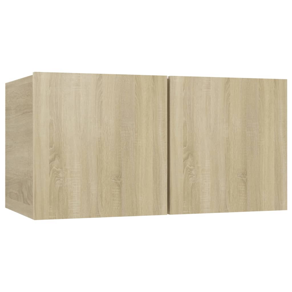vidaXL Set de muebles salón TV 5 pzas madera ingeniería roble Sonoma
