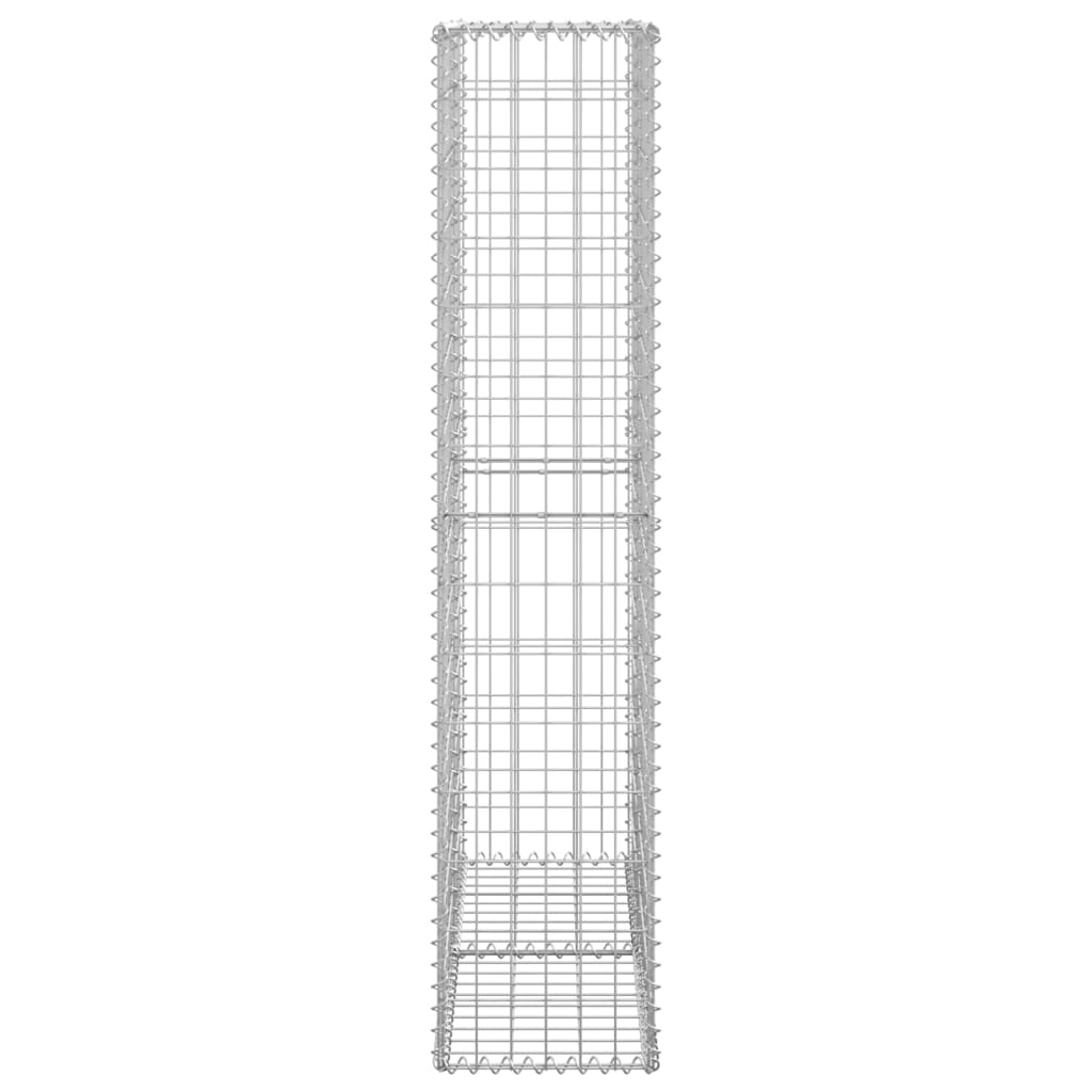 vidaXL Cesta para muro de gaviones de alambre galvanizado 150x100x30cm