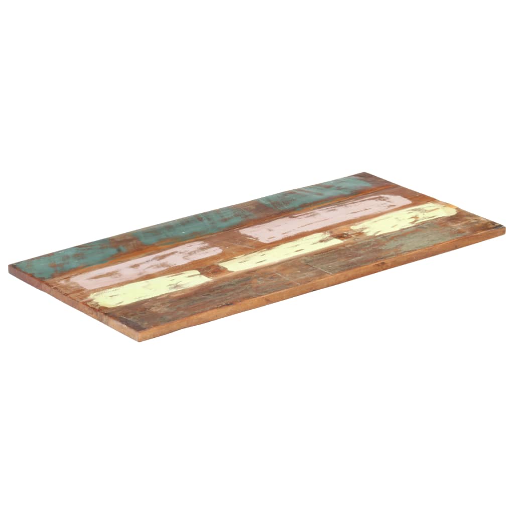 vidaXL Tablero de mesa rectangular madera maciza 60x140 cm 25-27 mm