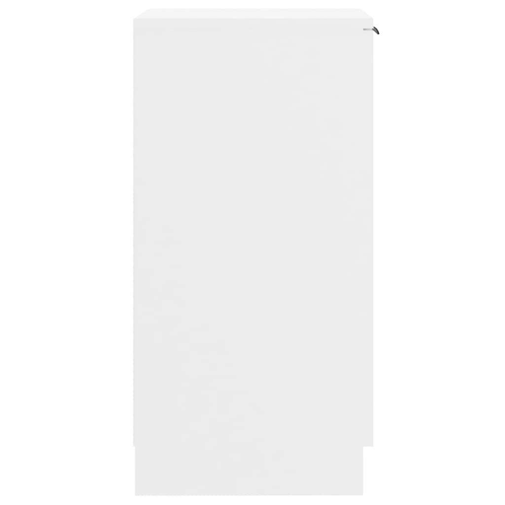 vidaXL Mueble zapatero de madera contrachapada blanco 30x35x70 cm