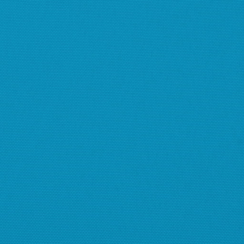vidaXL Cojín para sofá de palets de tela azul 70x40x12 cm
