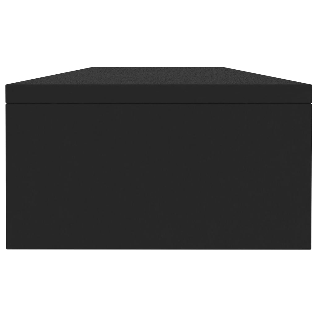vidaXL Soporte de mesa para pantalla contrachapada negro 100x24x13 cm