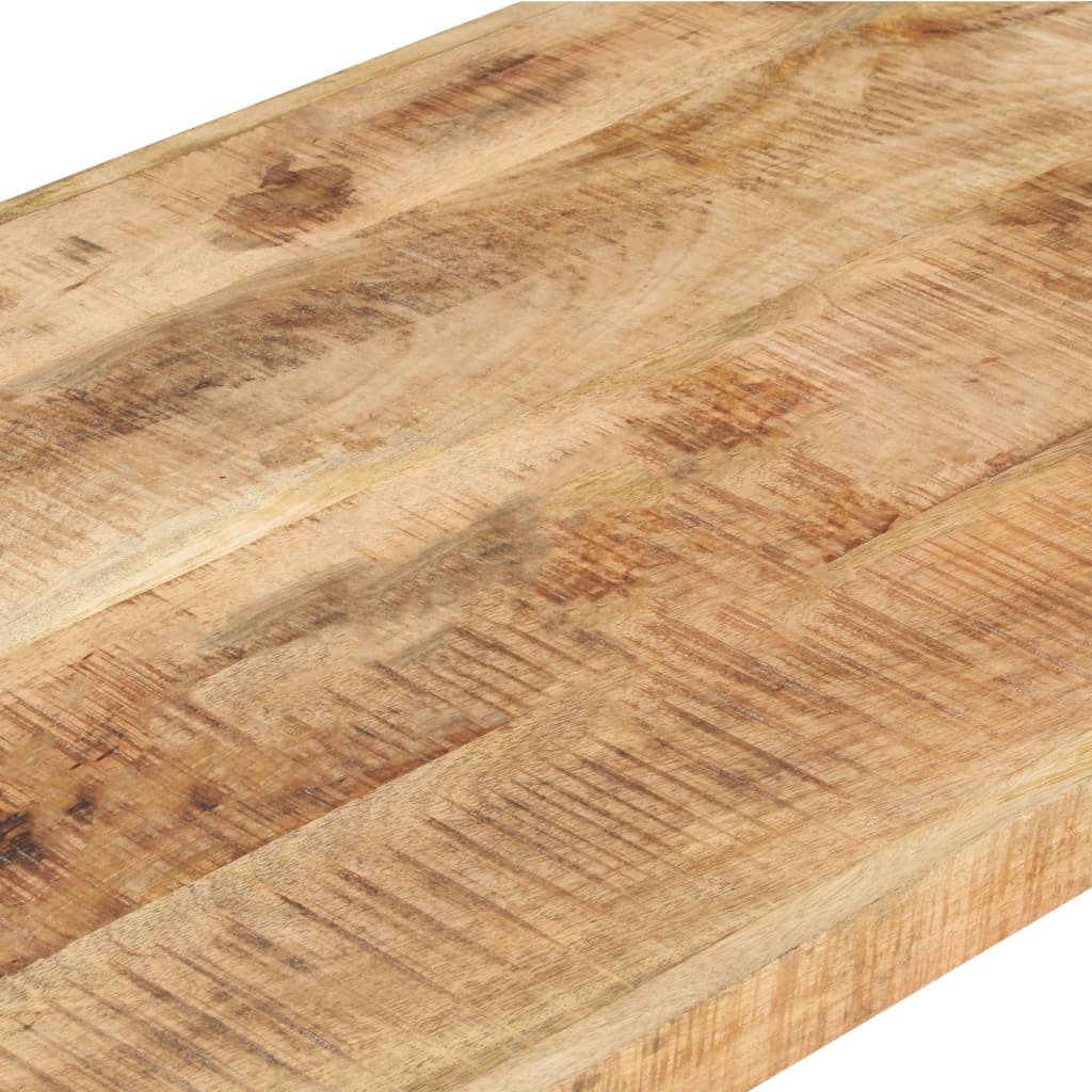 vidaXL Mesa de centro madera de mango rugosa 120x60x40 cm