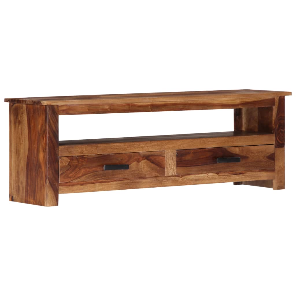 vidaXL Mueble de TV madera maciza de Sheesham 118x30x40 cm