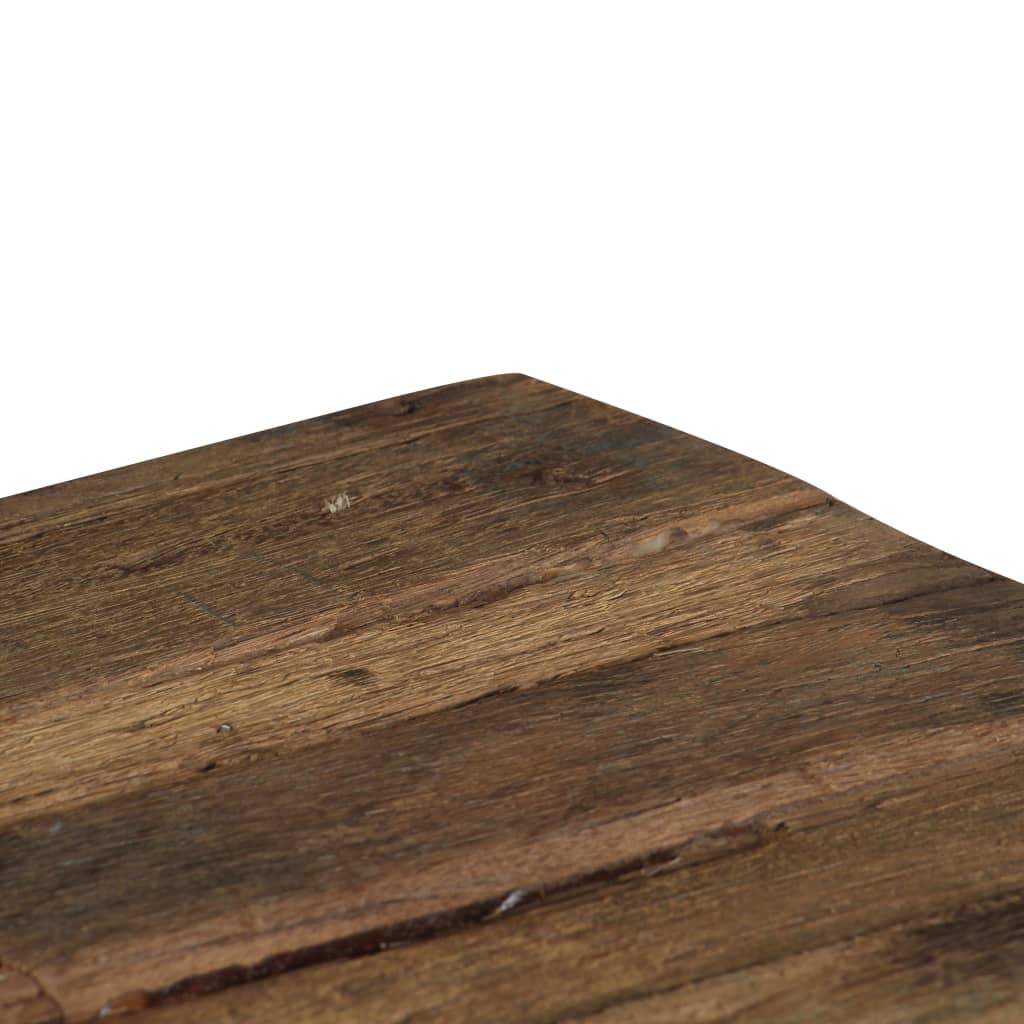 vidaXL Mesa de centro madera reciclada y acero Opium 110x60x35 cm