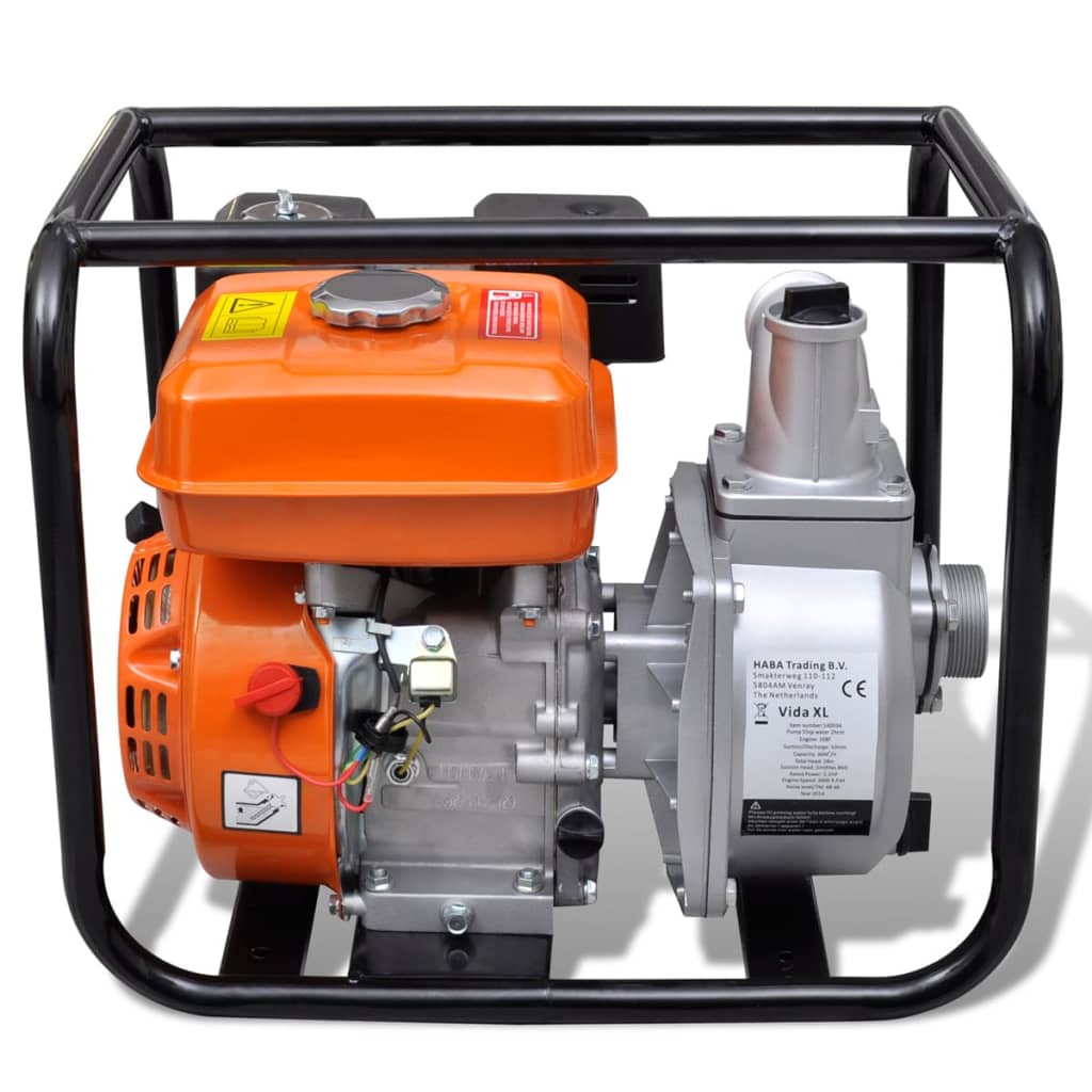 vidaXL Motor de gasolina bomba de agua 50 mm conexión 4800 W