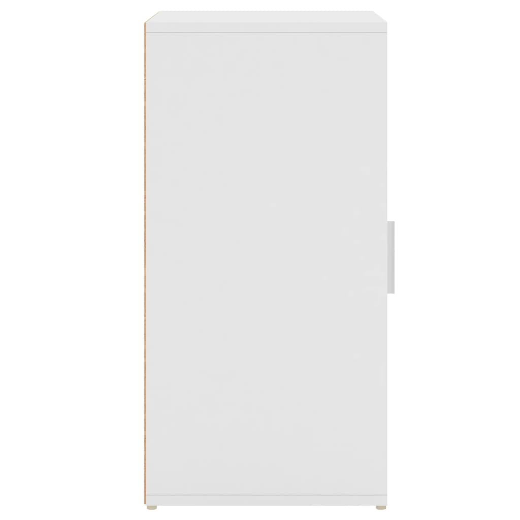 vidaXL Mueble zapatero de aglomerado blanco 32x35x70 cm