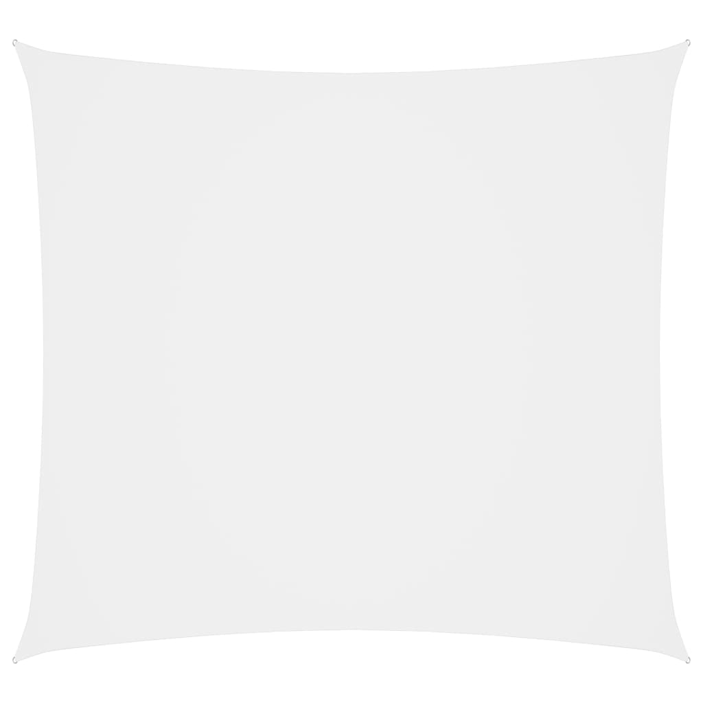 vidaXL Toldo de vela rectangular tela Oxford blanco 2x3,5 m