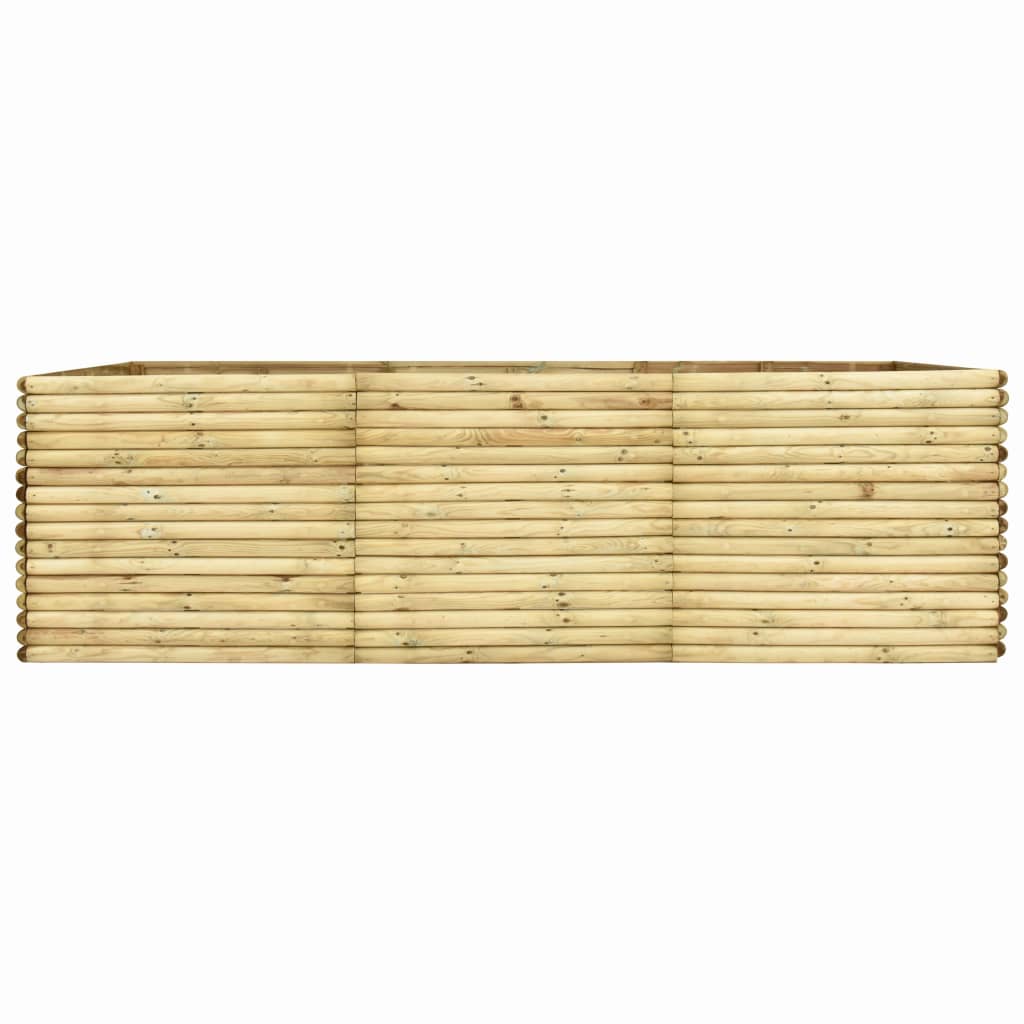 vidaXL Arriate de madera de pino impregnada 19 mm 300x100x96 cm