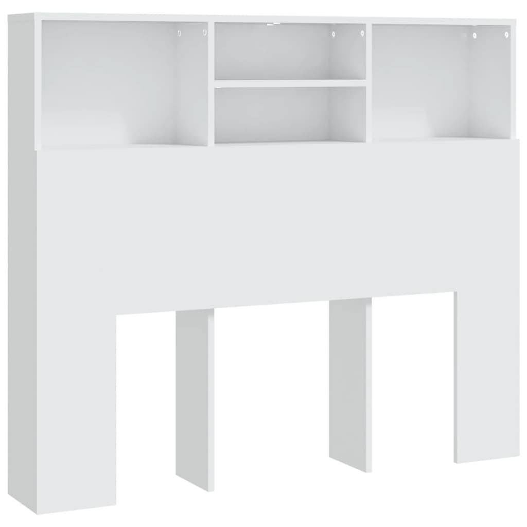 vidaXL Mueble cabecero blanco 120x19x103,5 cm