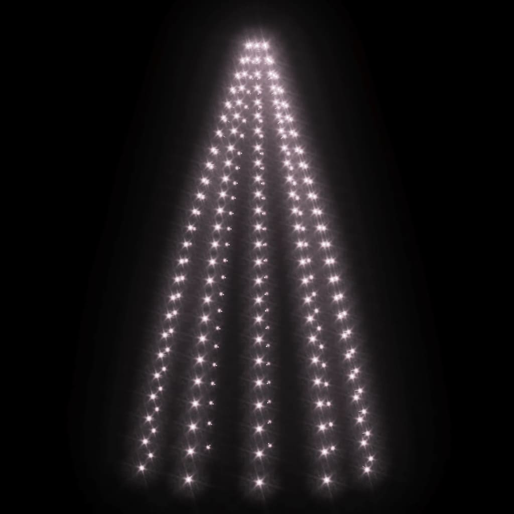 vidaXL Red de luces de árbol de Navidad con 250 LEDs 250 cm