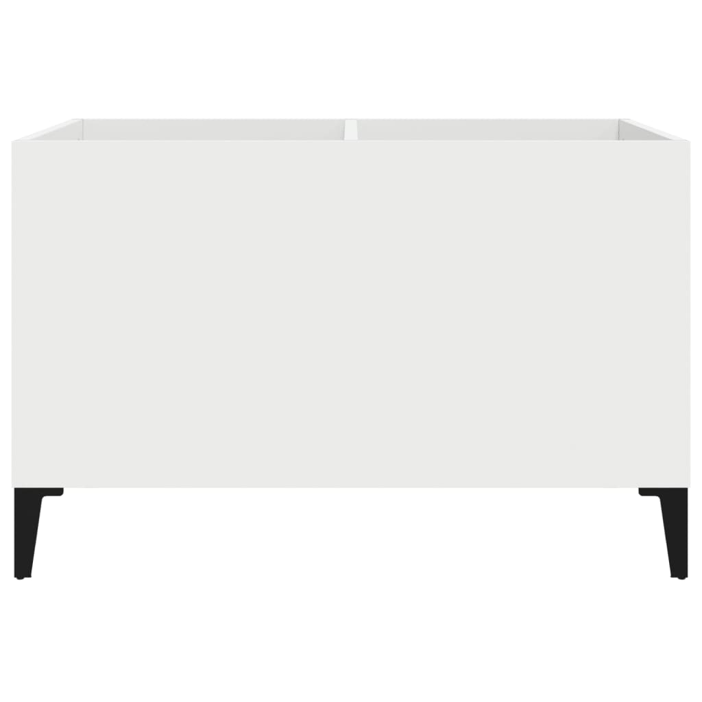vidaXL Mueble para discos madera contrachapada blanco 74,5x38x48 cm