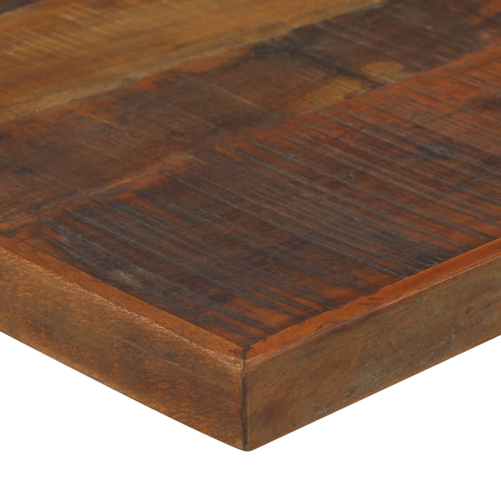 vidaXL Mesa de bar madera maciza reciclada marrón oscuro 150x70x107 cm