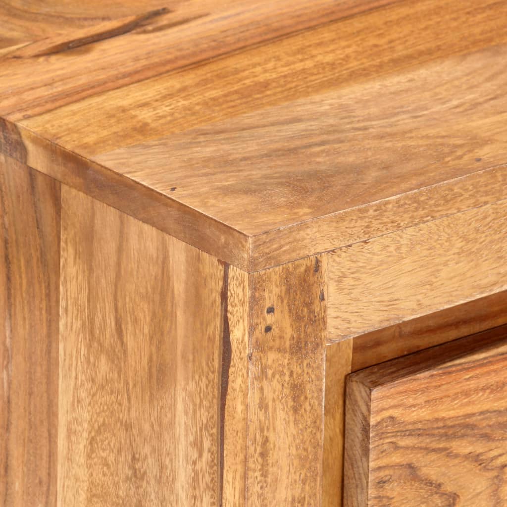 vidaXL Cajonera de madera maciza de sheesham 60x33x75 cm