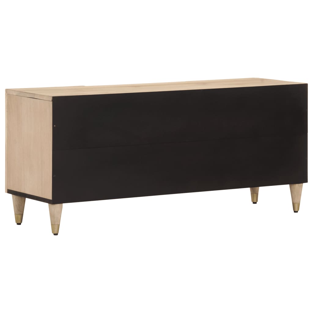 vidaXL Mueble de TV madera maciza de mango 105x33x46 cm