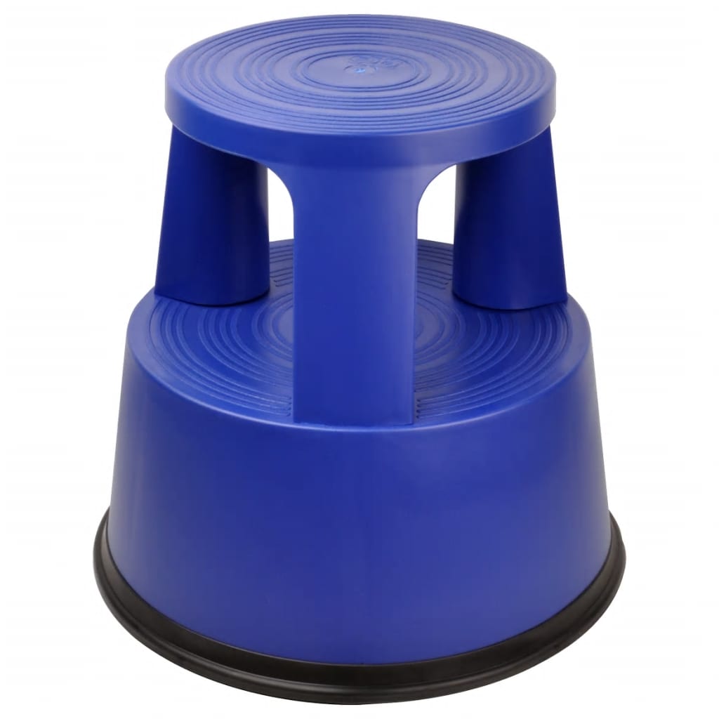 DESQ Taburete escalera azul 42,6 cm