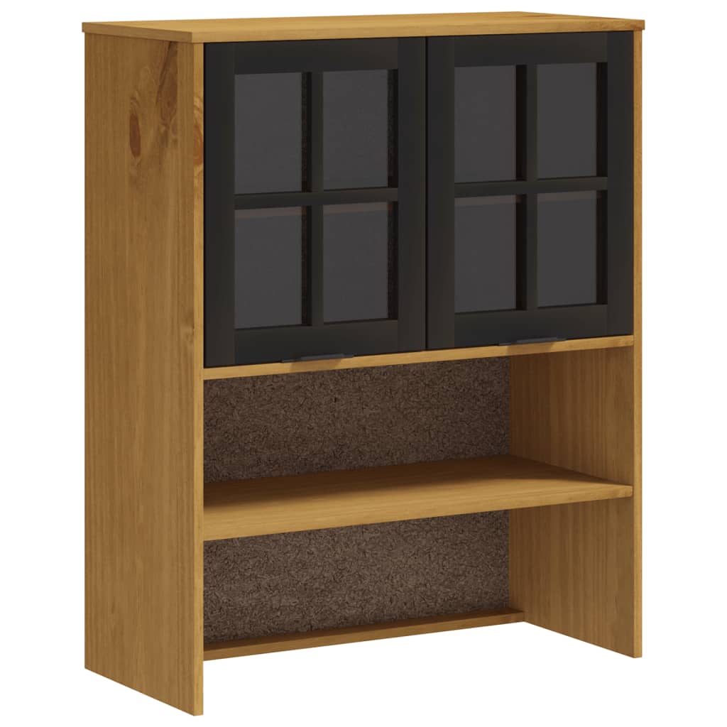 vidaXL Mueble superior de aparador con puertas vidrio FLAM madera pino
