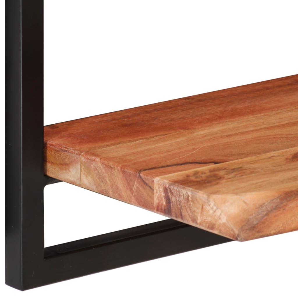 VidaXL Estantes De Pared Con Barras 2 Uds Gris Sonoma 65x25x30 Cm
