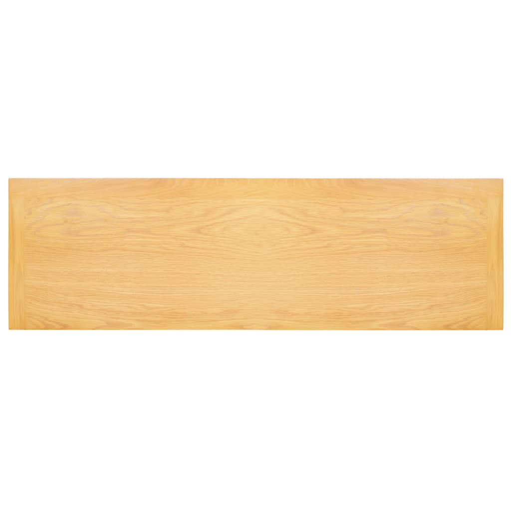 vidaXL Aparador de madera maciza de roble 110x33,5x70 cm