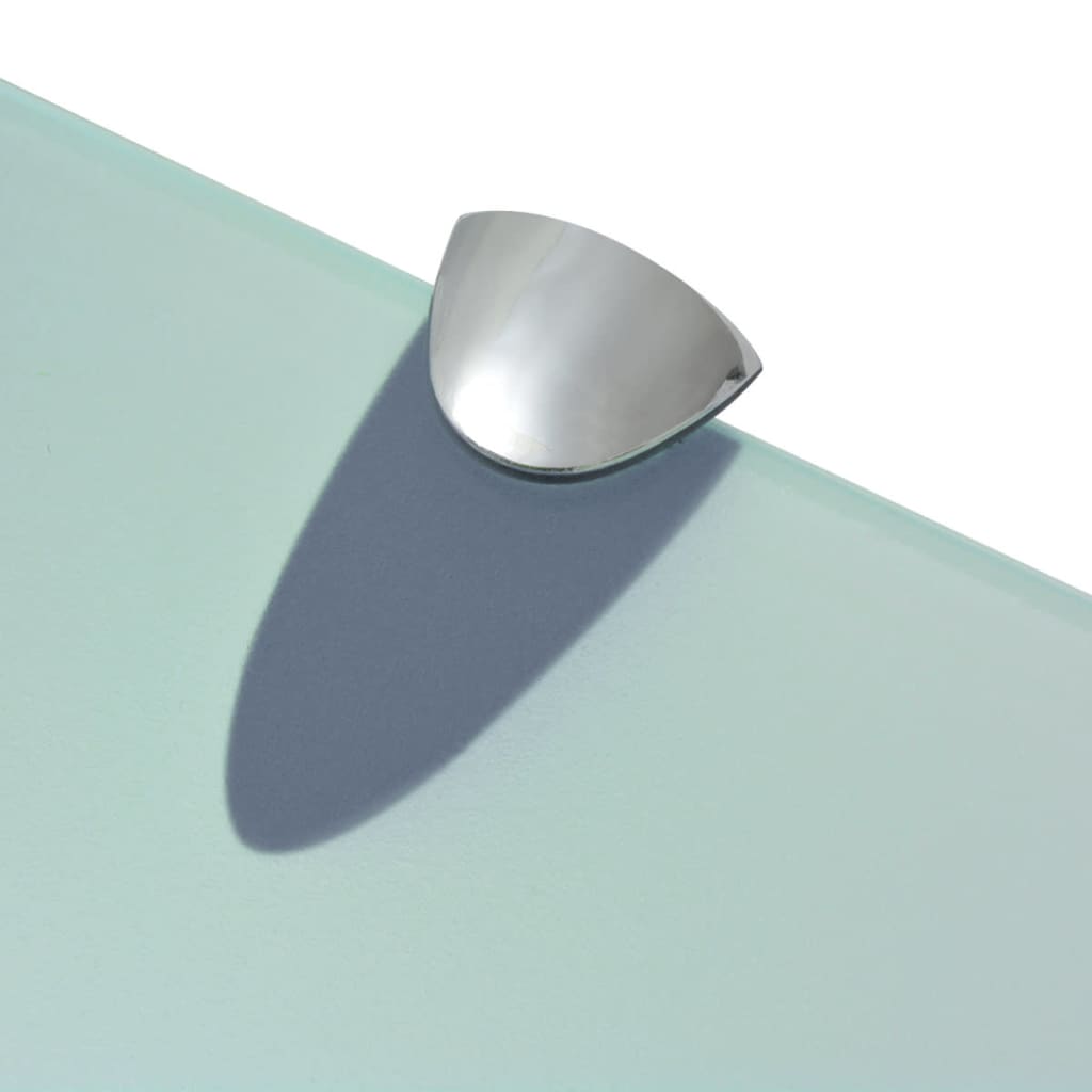 vidaXL Estante flotante de cristal 60x10 cm 8 mm