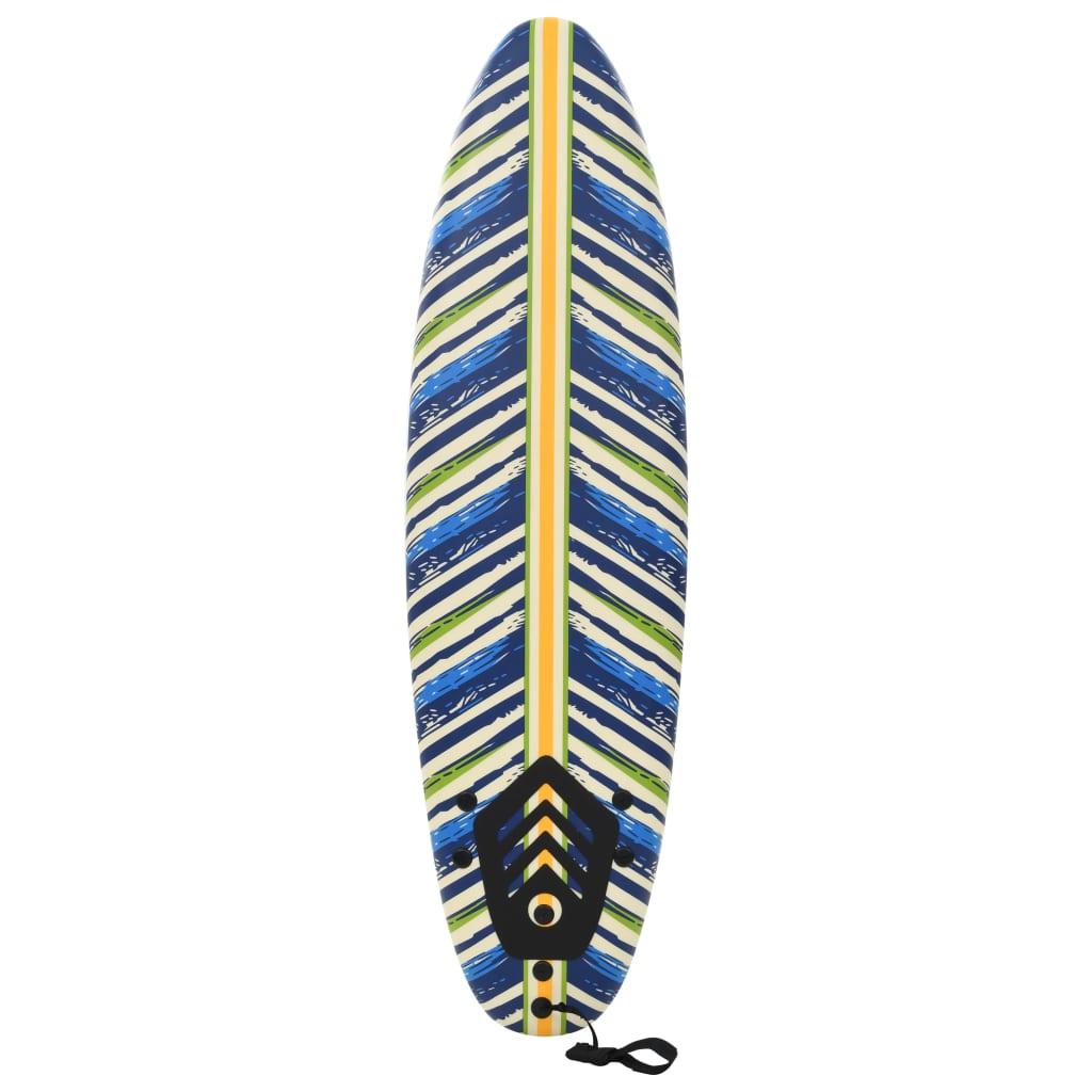 vidaXL Tabla de surf diseño hoja 170 cm
